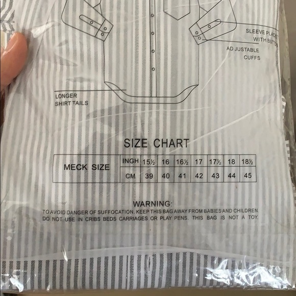 Grey Linir Dress Shirt Size Medium Slim Fit - Picture 4 of 10